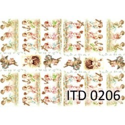 Papier do decoupage ITD COLLECTION NR 0206