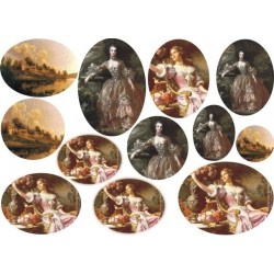 Papier do decoupage ITD COLLECTION NR 0188 A4