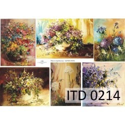 Papier do decoupage ITD COLLECTION NR 0214 A4