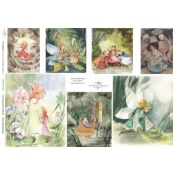 Papier do decoupage ITD COLLECTION NR 0234 A3