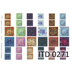 Papier do decoupage ITD COLLECTION NR 0271 A3