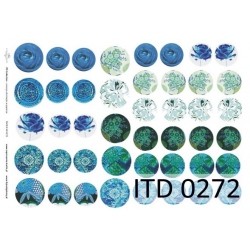 Papier do decoupage ITD COLLECTION NR 0272 A3