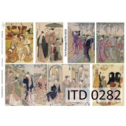 Papier do decoupage ITD COLLECTION NR 0282 A3