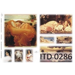 Papier do decoupage ITD COLLECTION NR 0286 A3