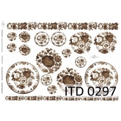 Papier do decoupage ITD COLLECTION NR 0297 A3