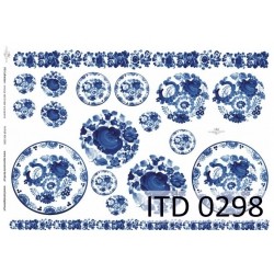 Papier do decoupage ITD COLLECTION NR 0298 A3