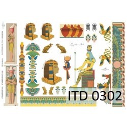Papier do decoupage ITD COLLECTION NR 0302 A3