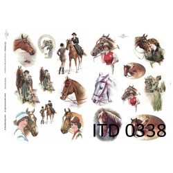 Papier do decoupage ITD COLLECTION A3 NR 0338