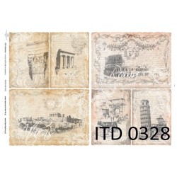 Papier do decoupage ITD COLLECTION A3 NR 0328