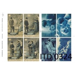 Papier do decoupage ITD COLLECTION A3 NR 0324