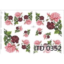 Papier do decoupage ITD COLLECTION A3 NR 0352