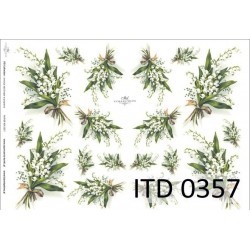 Papier do decoupage ITD COLLECTION A3 NR 0357