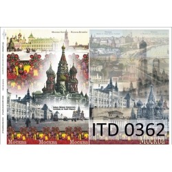 Papier do decoupage ITD COLLECTION NR 0362 A4