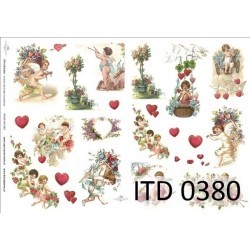 Papier do decoupage ITD COLLECTION A3 NR 0380