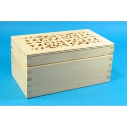 Pudełko ażurowe drewniane 02