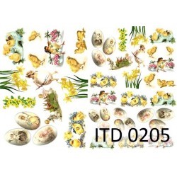 Papier do decoupage ITD COLLECTION NR 0205
