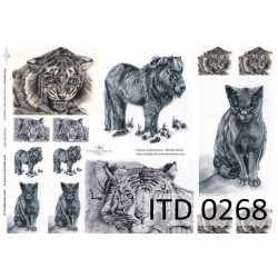 Papier do decoupage ITD COLLECTION NR 0268 A3