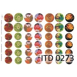 Papier do decoupage ITD COLLECTION NR 0273 A3