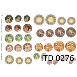 Papier do decoupage ITD COLLECTION NR 0276 A3