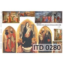 Papier do decoupage ITD COLLECTION NR 0280 A3