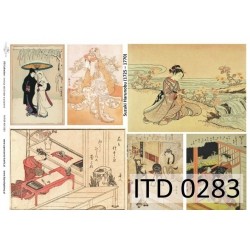 Papier do decoupage ITD COLLECTION NR 0283 A3