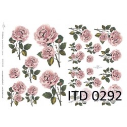 Papier do decoupage ITD COLLECTION NR 0292 A3