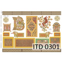 Papier do decoupage ITD COLLECTION NR 0301 A3