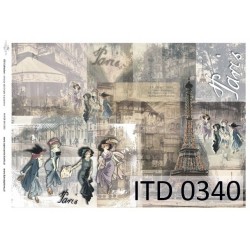 Papier do decoupage ITD COLLECTION A3 NR 0340