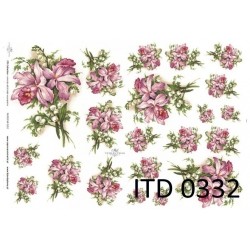 Papier do decoupage ITD COLLECTION A3 NR 0332