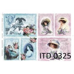 Papier do decoupage ITD COLLECTION A3 NR 0325